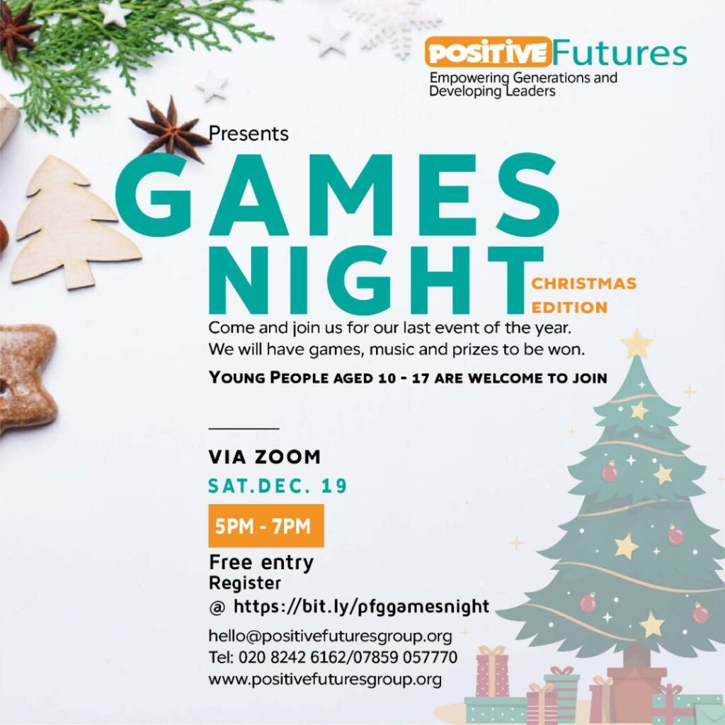 Christmas Games Night for the Youth